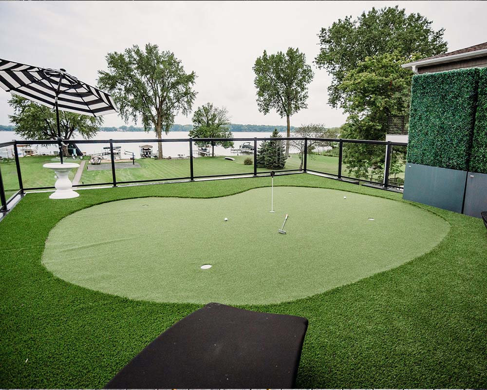 professional putting green by PlayN Wisconsin